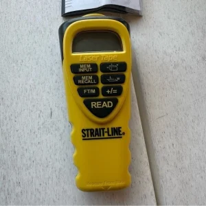 STRAIT-LINE Laser Tape Measure Digital Distance Reader w/ Manual